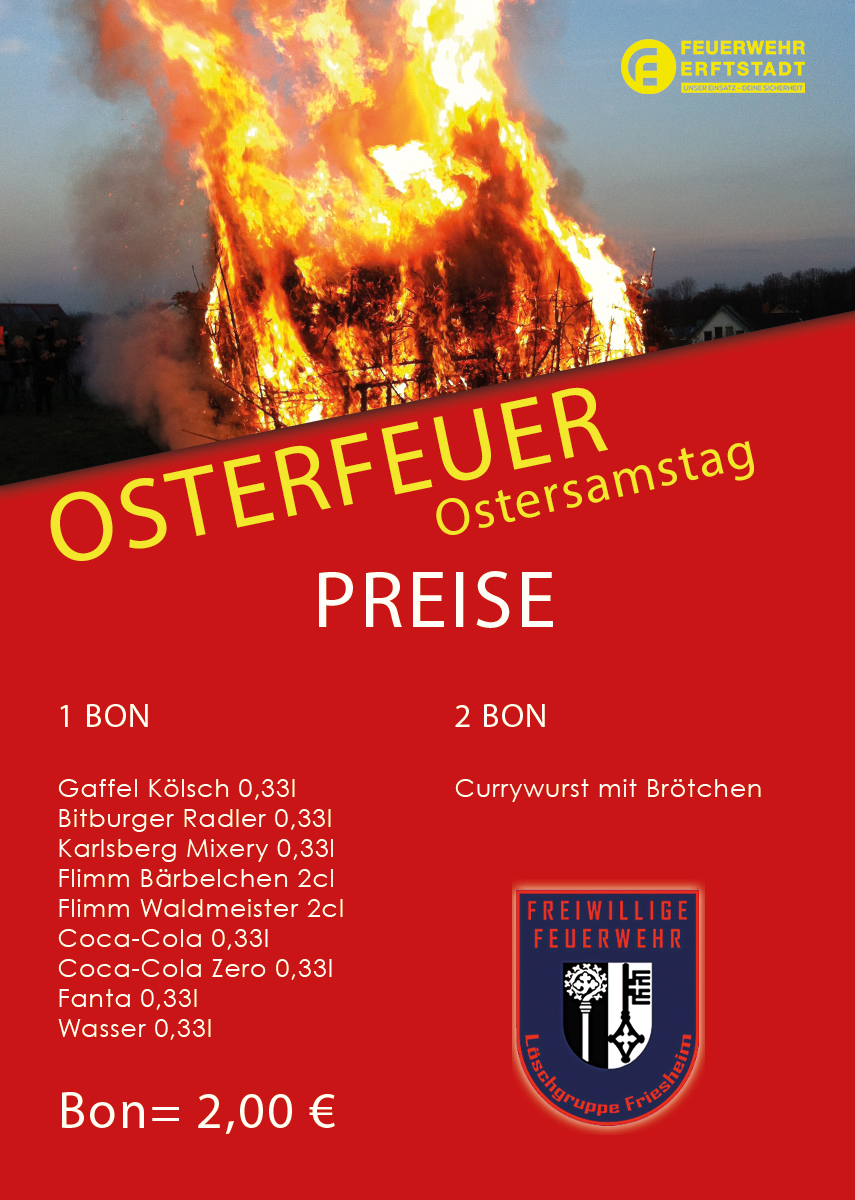 Osterfeuer Erftstadt Friesheim